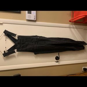 free people denim overalls